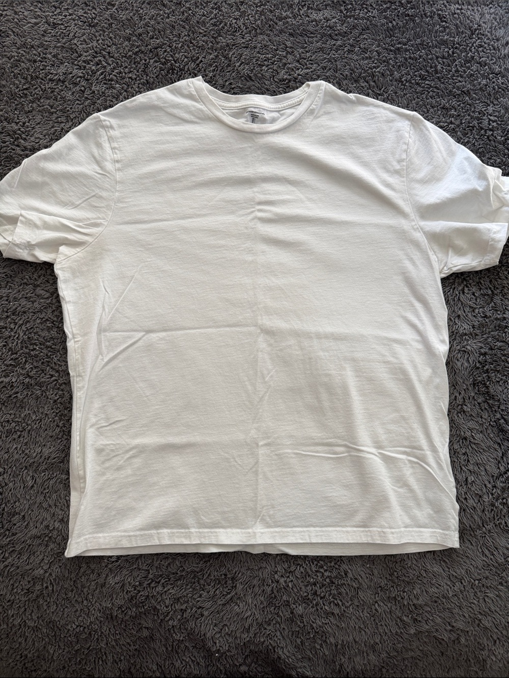 Amazon Essentials Men's Crew Neck Short Sleeve Tee in White
